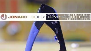 Jonard Tools CTF-180 360° Compression Tool - RG59 and RG6 Connectors