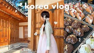  korea vlog ep.1 // autumn in seoul, hanbok, nami island, alpaca world & lots of good food