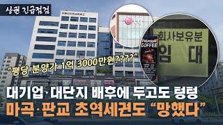 초역세권이면 뭐해, 90%가 공실인데…'억'소리 나오는 분양가로 폭망한 마곡·판교 상권