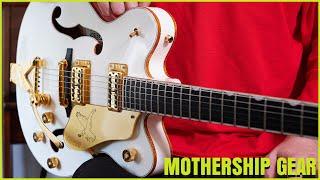 G6136T White Gretsch Falcon Guitar with Bigsby | Mothership Gear