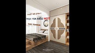 Thiết Kế Nội Thất Căn Hộ 2PN+1 (72m2) Tòa TK1 The Tonkin Vinhomes Smart CiTy