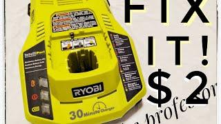 Ryobi Charger Broken $2 Fix