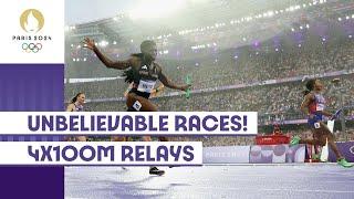 Canada and USA Shine! | Men's and Women's 4x100m Relays | #Paris2024 highlights