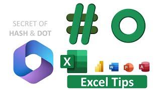 Excel Formula Tips with Hash and DOT | Prabas MS Office #exceltips  #microsoft