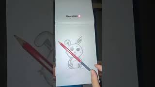 sketch of cute rabbit ️|by Areeba Faisal | Hobby Hut TikTok id Abeera2460