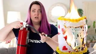 Burn Away Cake Trend FAIL! (this is a BAD idea!)