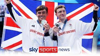 Tom Daley and Noah Williams win silver in 10m synchronised diving for Team GB