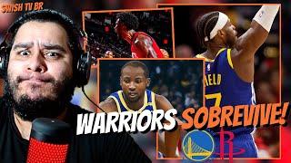 Warriors FLERTA com ENTREGADA mas no fim consegue VENCER na prorrogação! / Warriors vs Rockets