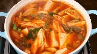 두부찌개 끓이는법 쉽고 간편해서 남은재료 처리하기도 좋아요 심방골주부