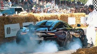 1500HP Koenigsegg Regera w/ Ghost Package going FULL THROTTLE at Goodwood FOS 2019