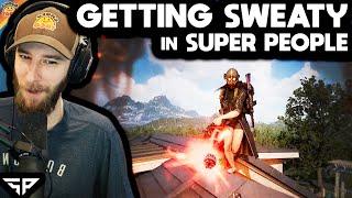 Getting Sweaty in SUPER PEOPLE ft. HollywoodBob - chocoTaco Super People Gameplay