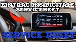 BMW 218d Ölwechsel | Service Reset | Eintrag digitales Serviceheft | 1er, 2er, 3er 120d 220d 320d