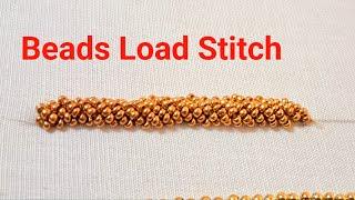 Aari Work Class-26 Beads Load stitch In Marathi