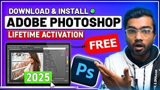 How to Download Adobe Photoshop for FREE on PC & MAC (2025) | Easy Step-by-Step Tutorial