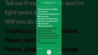 Jungkook - Please Don't Change (speed up) #jungkook #speedup #spotifylyrics #fyp #btslegendl