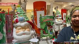 Getting into holiday season in 4K |Ornaments & clothes at the mall #holidayshopping #holidayseason