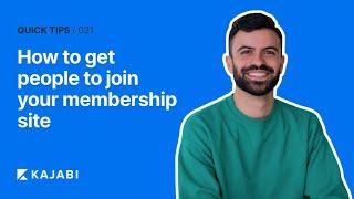 How to Get People to Join Your Membership Site [Membership Pitch Script Template]