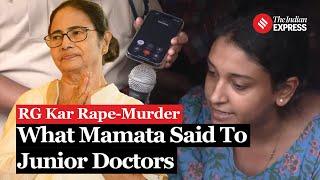 Mamata Banerjee calls junior doctors: "Need 4 months to consider demands, ready to meet on Monday"