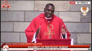 LIVE CATHOLIC 11:30AM |SOLEMNITY OF PENTECOST SUNDAY.| June 8,  2025