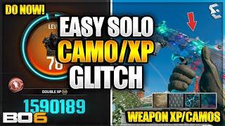 *EASY* SOLO CAMO & XP GLITCH + MORE! (AFTER PATCH) Black Ops 6 Zombies Glitches -BO6