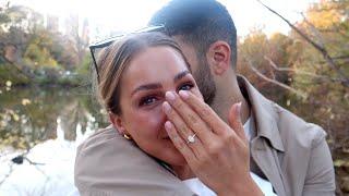 THE PROPOSAL: WE'RE ENGAGED! NEW YORK VLOG | PART 1 | NYC