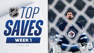 NHL Top Saves of Week 1 | 2024-25 Highlights