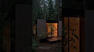 The Woodlands Hideout-Tiny home in Sandy Oregon. 🫶️ #airbnb #tinyhouse