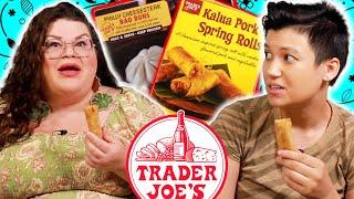 Kristin And Jen Try Every Trader Joe's Asian Appetizer - Kitchen & Jorn