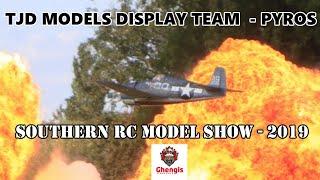 TJD DISPLAY TEAM & GHENGIS FIREWORKS PYRO DISPLAY AT THE SOUTHERN RC MODEL SHOW - 2019