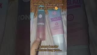 how to achieve glass skin #viral #skincare #beauty #sereesebeauty