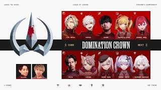 【LOL】#LTK 𝐃𝐨𝐦𝐢𝐧𝐚𝐭𝐢𝐨𝐧 𝐂𝐫𝐨𝐰𝐧 LTK顔合わせ w/歌衣メイカ k4sen 葛葉 昏々アリア らいじん 01【にじさんじ/鷹宮リオン】