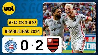 BAHIA 0 X 2 FLAMENGO - BRASILEIRÃO 2024; VEJA OS GOLS DE AYRTON LUCAS E ALCARAZ