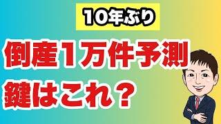 【警告】1万件倒産ラッシュ必至！ゼロゼロ融資返済&倒産回避のための重要対策