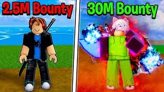 How I Got $30 Million Bounty in 1 Week.. (Blox Fruits)