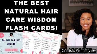 THE BEST NATURAL HAIR CARE WISDOM FLASH CARDS!!