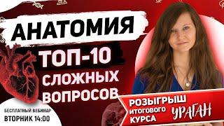 АНАТОМИЯ ЕГЭ | ТОП 10 СЛОЖНЫХ ВОПРОСОВ
