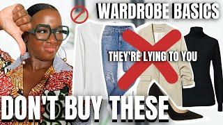 DON'T BUY Wardrobe Basics 