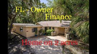 #FLORIDA OWNER FINANCE UNIQUE PROPERTY ON 2 ACRES with multiple buildings-live & work in same place