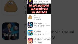 APLICATIVOS MAIS INÚTEIS DO CELULAR #aplicativo #celular