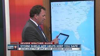 How to use the Storm Shield weather app