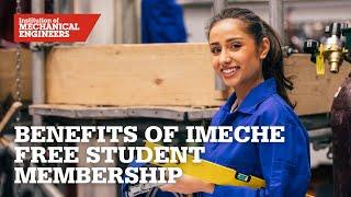 Benefits of IMechE Free Student Membership