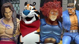 New Street Fighter Jada Toys & Masters of the Universe Mondo action figures on display sdcc 2024