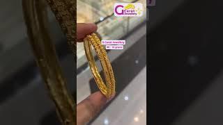 22 Carat Gold Bangles Design | Light Weight Bangles 