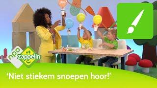 LUCHTBALLON-TRAKTATIE | Knutselen met Fenna | NPO Zappelin