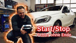 Mercedes-Benz A-Klasse W176 viele Fehler durch STARTSTOP BATTERIE  | Stockinger Fahrzeugtechnik