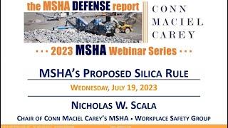 Review of MSHA's Proposed Rule for Respirable Crystalline Silica