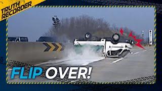 You Crossed the Line! | Car Crashes - Rollover & Crossing Over Centerline | BLACKBOX Truth Recorder