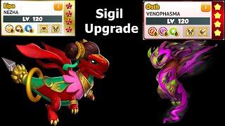 Epic Sigil Upgrade Ancient Venophasma and divine Nezha Dragons-Dragon Mania legends | DML