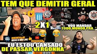 REAÇÕES DOS CORINTIANOS ELIMINADOS! RACING ENGOLIU O CORINTHIANS NA SUL-AMERICANA! AGORA É SÉRIE B