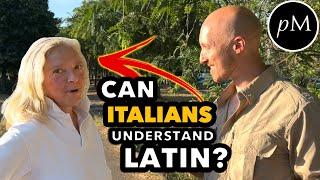 American speaks Latin with Italians at the Park!  Will they understand?